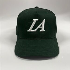 Green LA Embroidered Cap